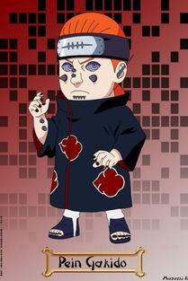 q版佩恩吃瓜,可爱瞬间引网友热议